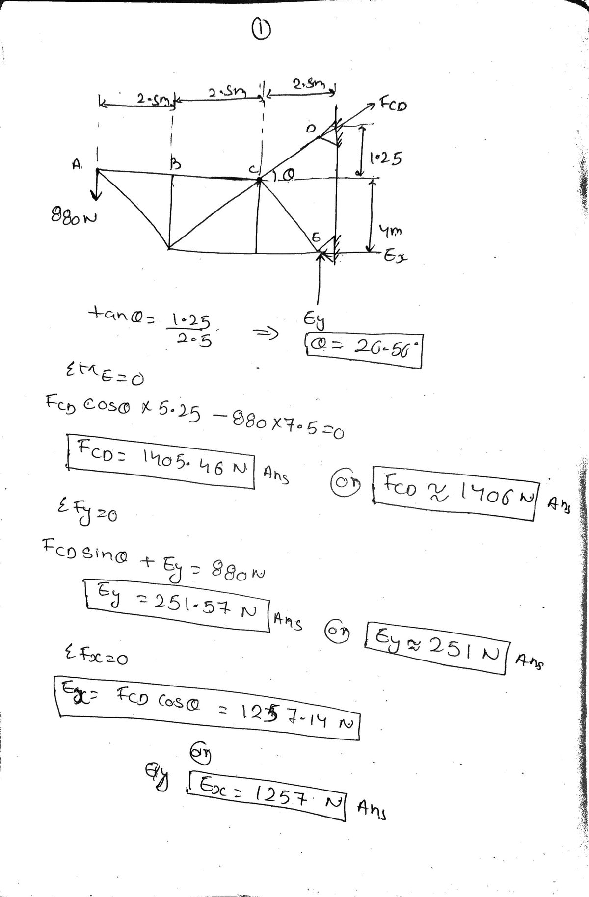 Civil Engineering homework question answer, step 1, image 1